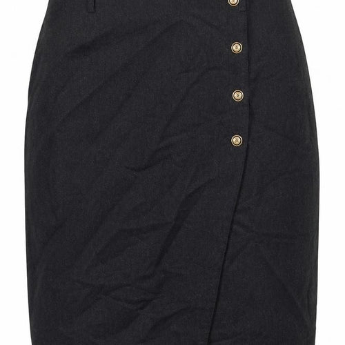 Gerry Weber Womens Black Wool Straight & Pencil Skirt Size 14 Zip