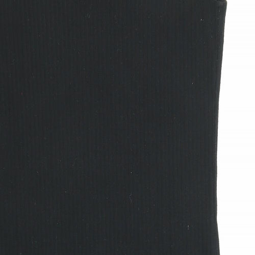 Only Womens Black Polyester Shift Size XL Boat Neck Pullover