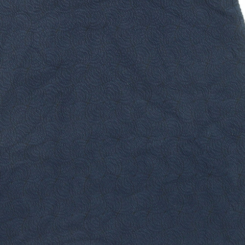 Esprit Womens Blue Geometric Cotton Bandage Skirt Size XS
