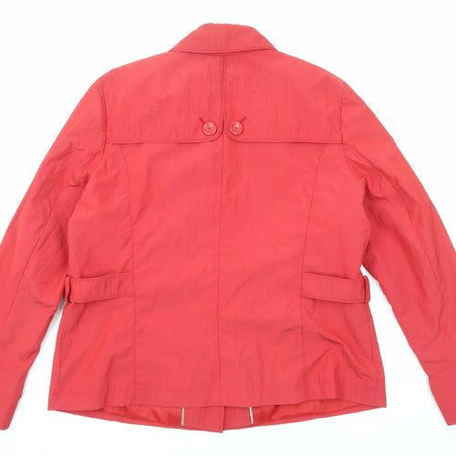 Klass Womens Red Jacket Size 18 Button