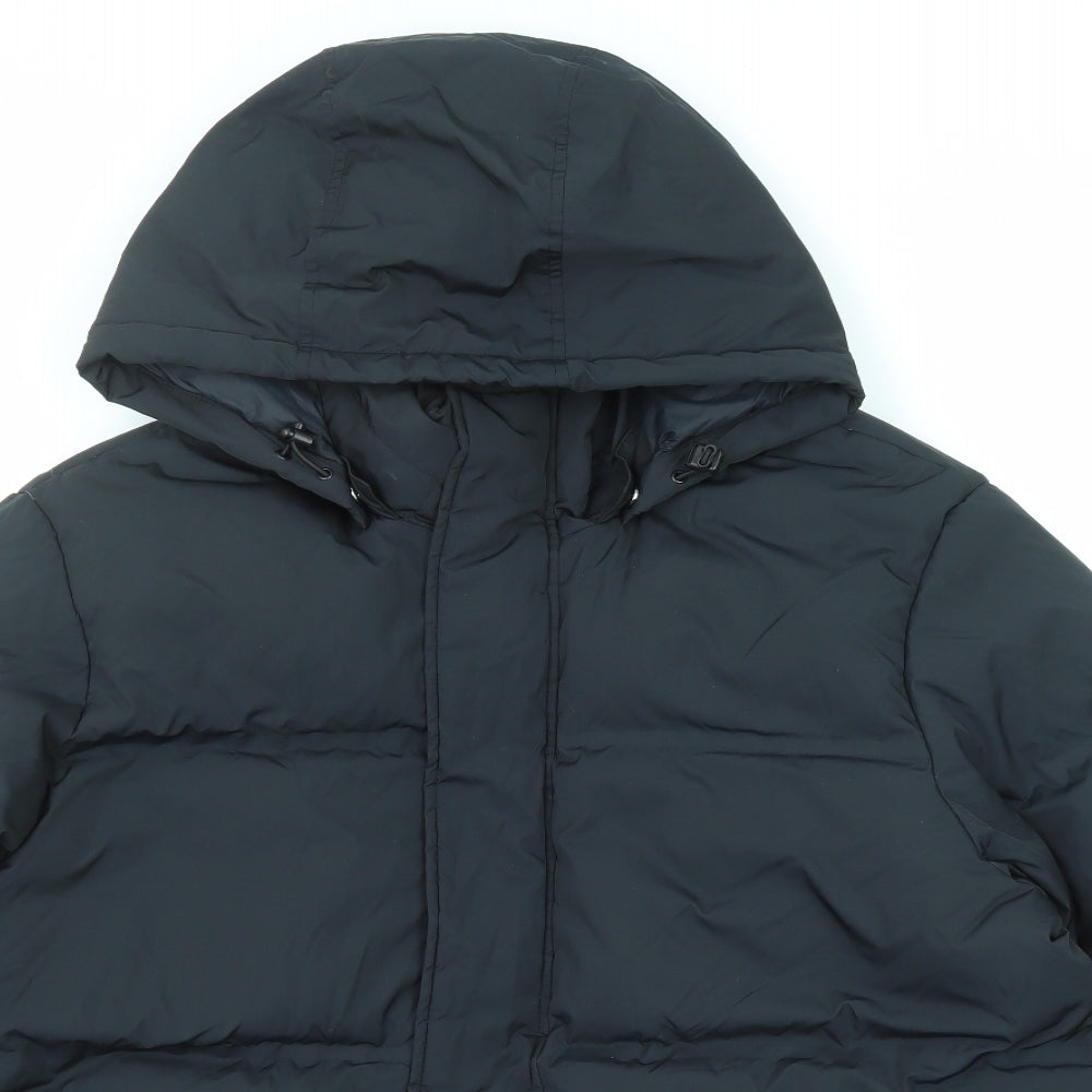Marks and Spencer Mens Black Jacket Size XL Zip