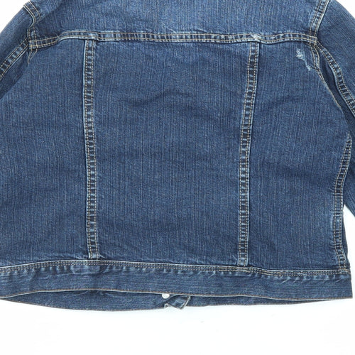 Gap Girls Blue Jacket Size 2XL Button
