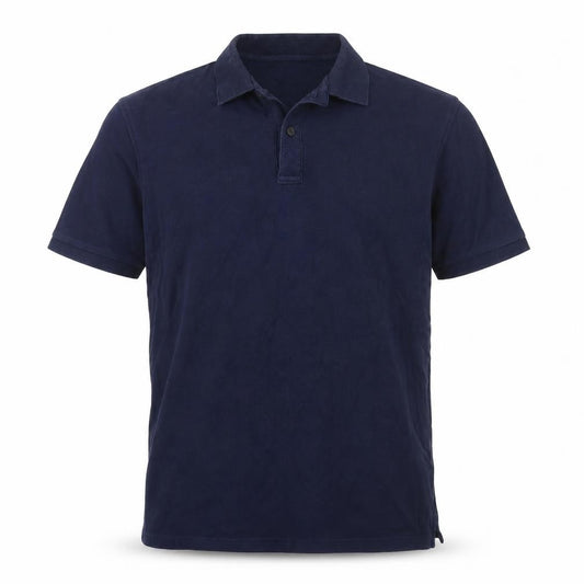 Marks and Spencer Mens Blue Cotton Button-Up Size S Collared Button