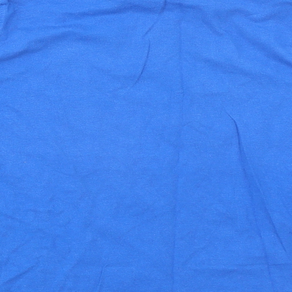 Mountain Warehouse Boys Blue 100% Cotton Basic Casual Size 9-10 Years Round Neck Pullover - One giant leap