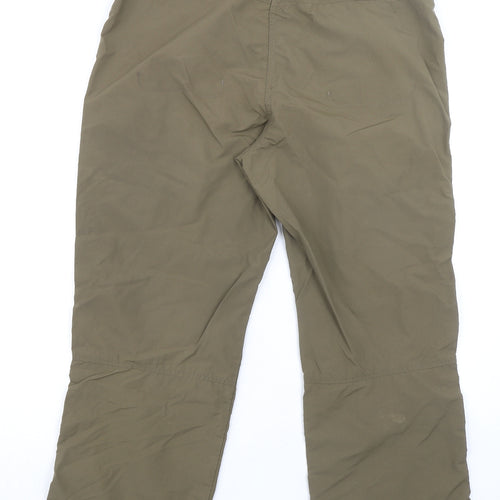 MEXXSPORT Womens Green Nylon Trousers Size 16 L25 in Regular Zip