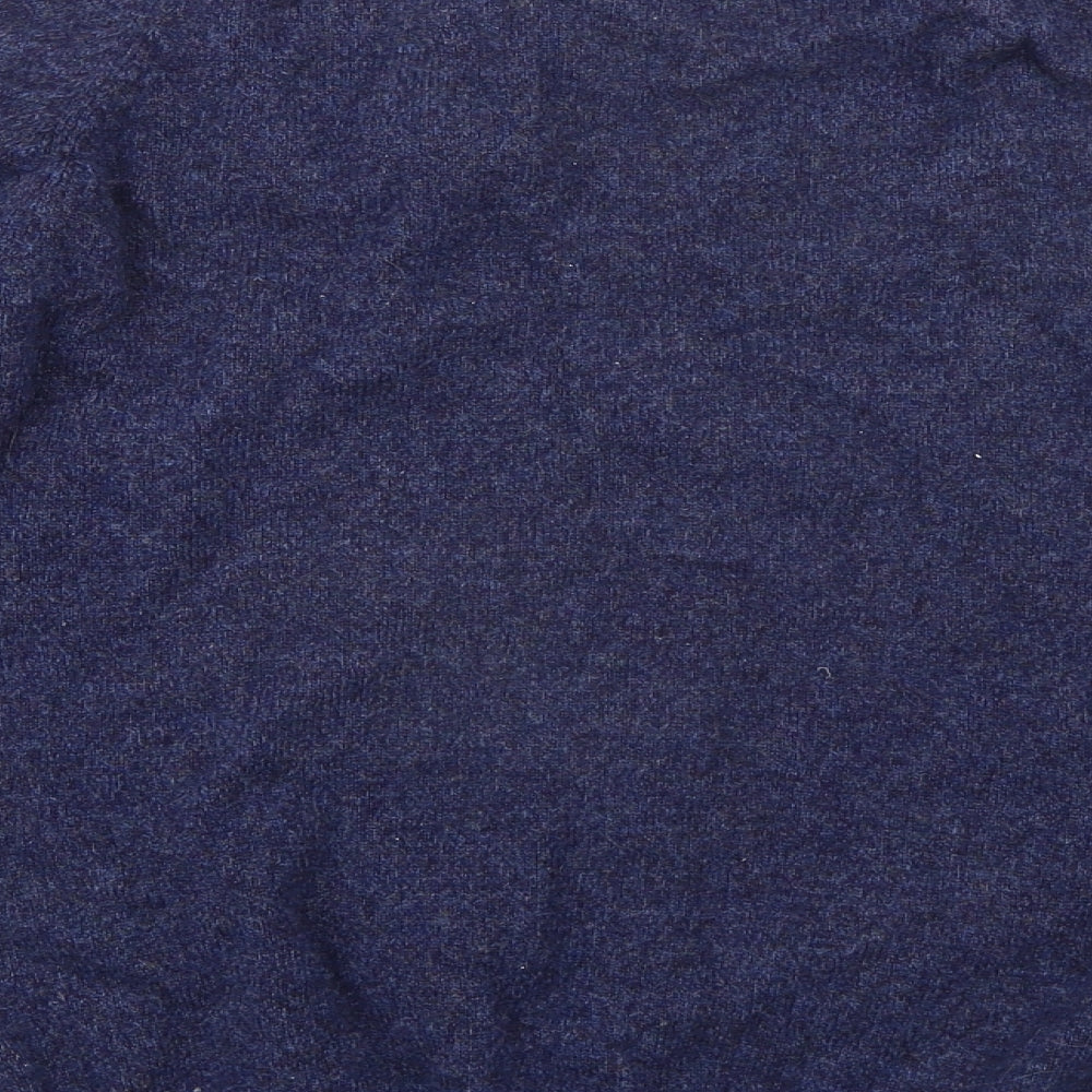 Principles Mens Blue Round Neck Wool Pullover Jumper Size M Long Sleeve
