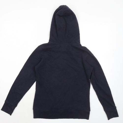 Holland Cooper Womens Blue Cotton Pullover Hoodie Size XS Pullover