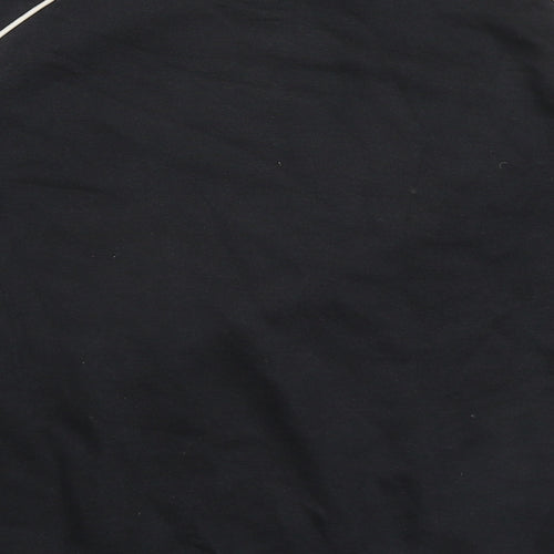 Reebok Mens Black Cotton Pullover Sweatshirt Size XS