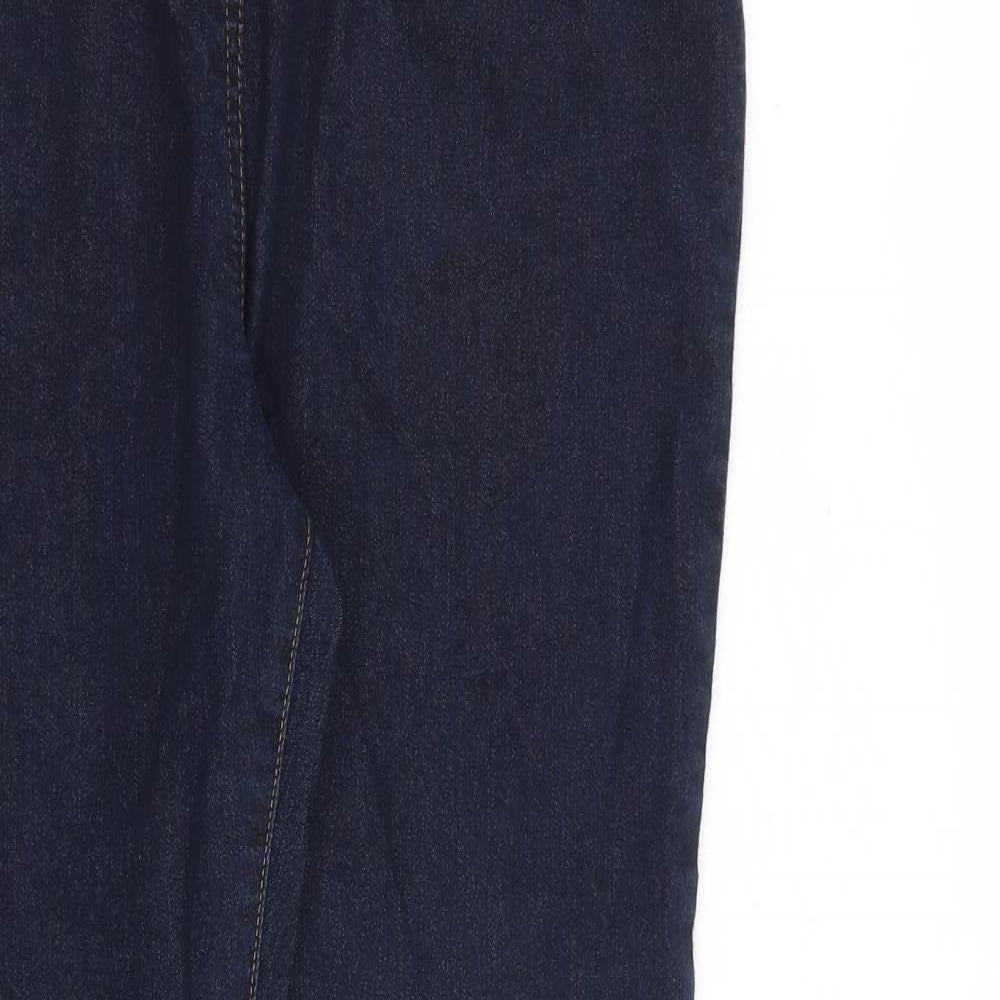 TU Womens Blue Cotton Jegging Jeans Size 14 L30 in Regular