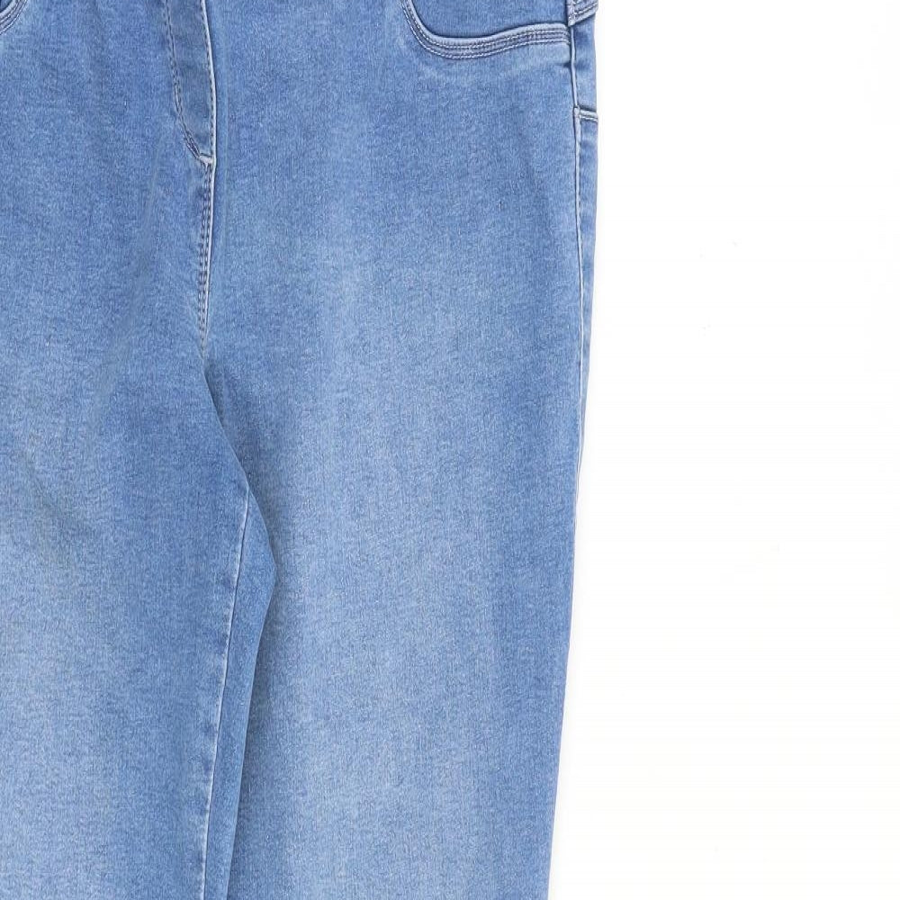 NEXT Womens Blue Cotton Jegging Jeans Size 14 L31 in Regular