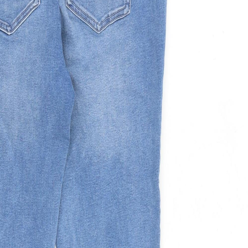 NEXT Womens Blue Cotton Jegging Jeans Size 14 L31 in Regular