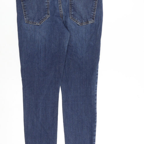 And/Or Womens Blue Cotton Skinny Jeans Size 31 in L30 in Slim Zip