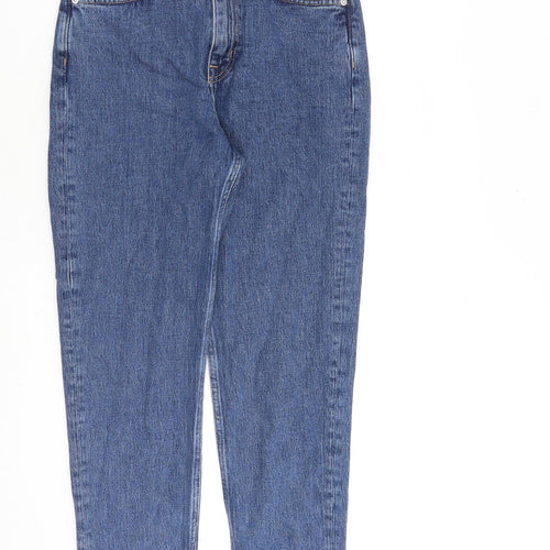 & Other Stories Womens Blue Cotton Mom Jeans Size 28 in L28 in Regular Zip