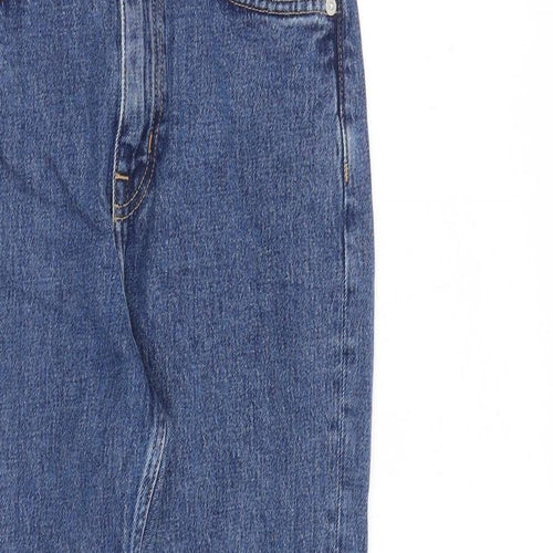& Other Stories Womens Blue Cotton Mom Jeans Size 28 in L28 in Regular Zip