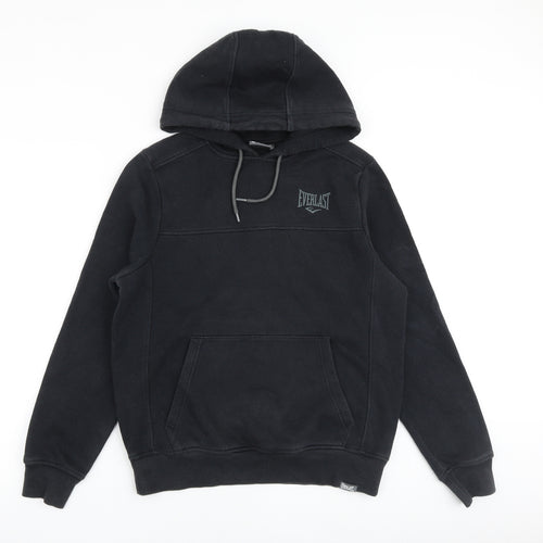 Everlast Mens Black Cotton Pullover Hoodie Size XS