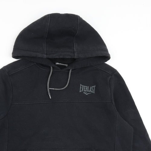Everlast Mens Black Cotton Pullover Hoodie Size XS