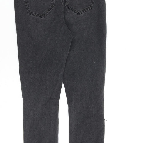 Pieces Womens Grey Cotton Skinny Jeans Size XS L25 in Regular Zip