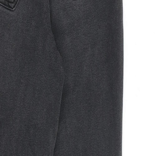 Pieces Womens Grey Cotton Skinny Jeans Size XS L25 in Regular Zip