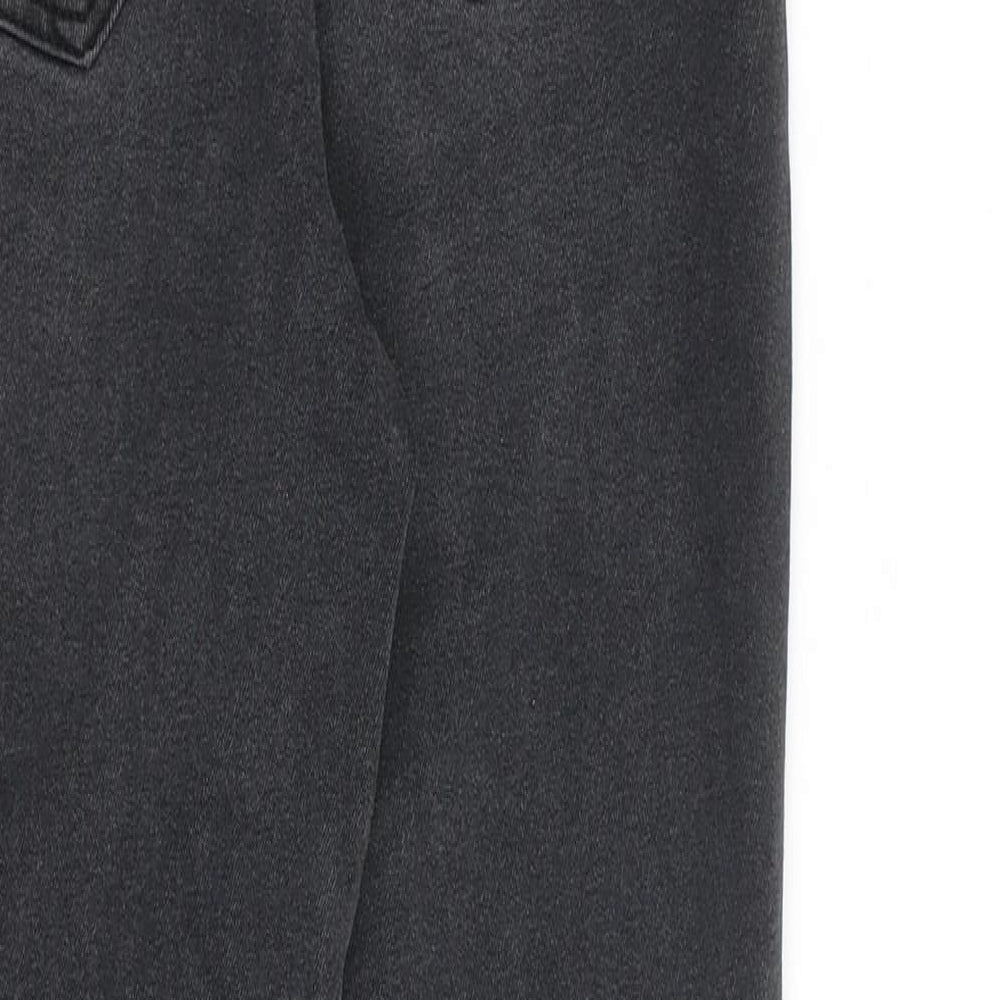 Pieces Womens Grey Cotton Skinny Jeans Size XS L25 in Regular Zip