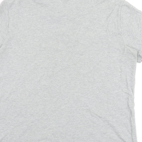 Gap Mens Grey 100% Cotton Polo Size M Collared Button