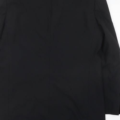 Marks and Spencer Mens Black Polyester Tuxedo Suit Jacket Size 40 Regular