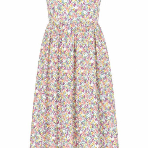 Nasty Gal Womens Multicoloured Floral Cotton Maxi Size 10 Halter Zip