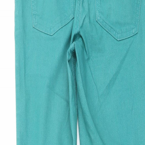 Marks and Spencer Womens Green Cotton Jegging Jeans Size 8 L27 in Regular