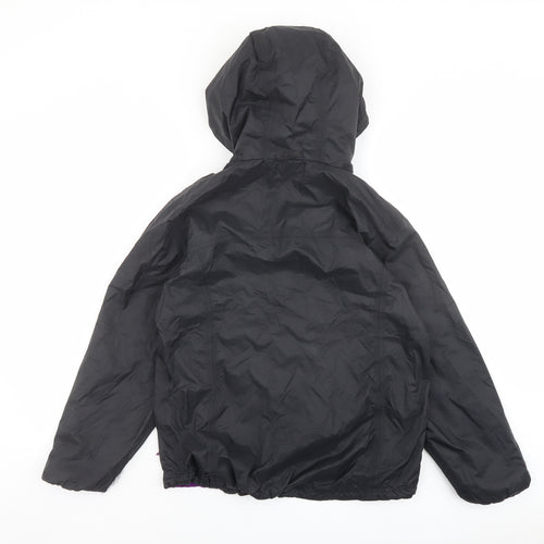 Karrimor Womens Black Windbreaker Jacket Size 10 Zip