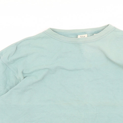 Gap Mens Green Cotton Pullover Sweatshirt Size L
