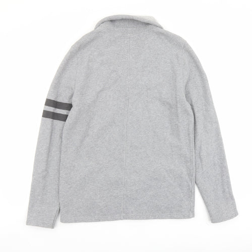 Gap Mens Grey Cotton Cardigan Sweatshirt Size M
