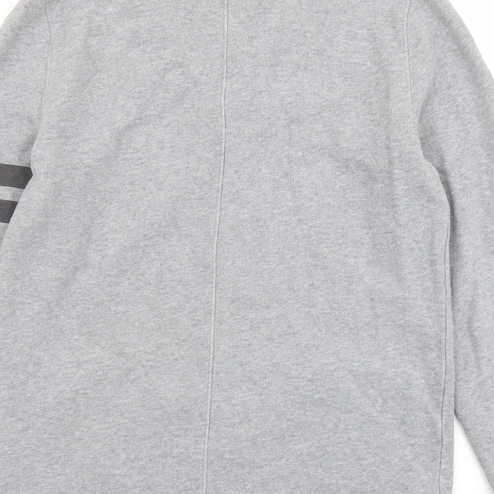 Gap Mens Grey Cotton Cardigan Sweatshirt Size M