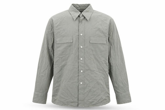 Mexx Mens Green Cotton Button-Up Size S Collared Button