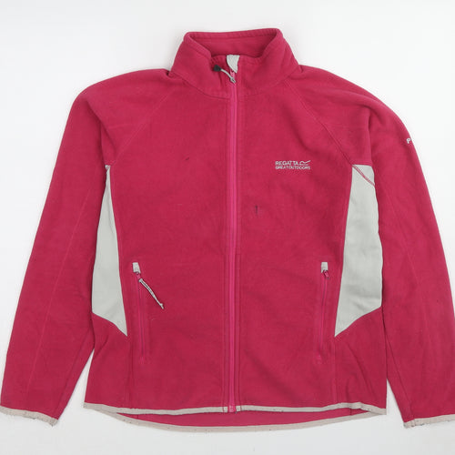 Regatta Womens Pink Jacket Size 14 Zip