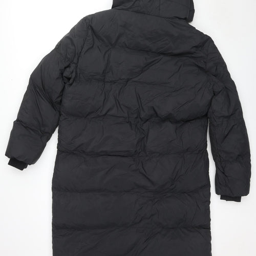 Crosshatch Womens Black Quilted Coat Size 20 Zip