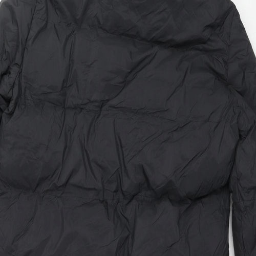 Crosshatch Womens Black Quilted Coat Size 20 Zip