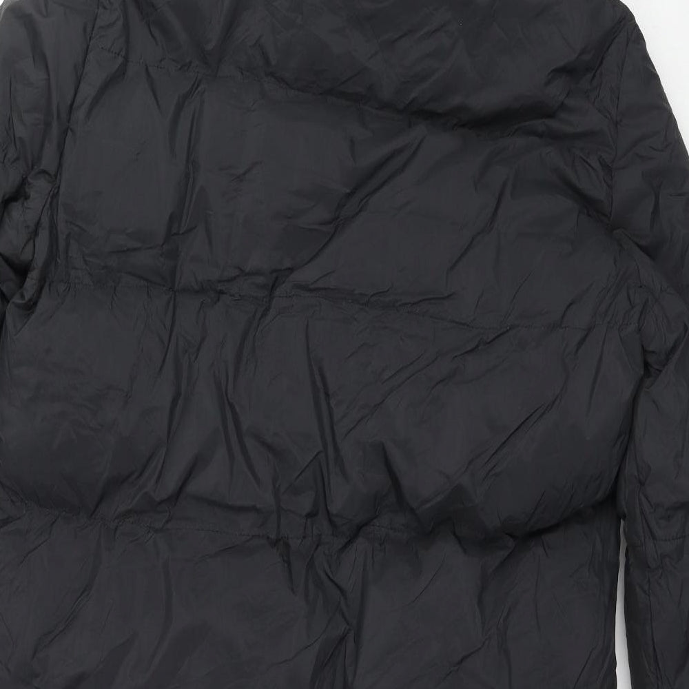 Crosshatch Womens Black Quilted Coat Size 20 Zip