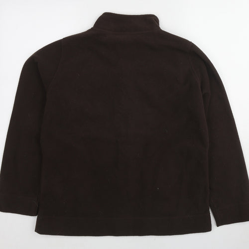 EWM Womens Brown Jacket Size 14 Zip - Size 14-16