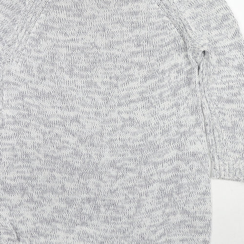 Gap Womens White Round Neck Cotton Pullover Jumper Size S