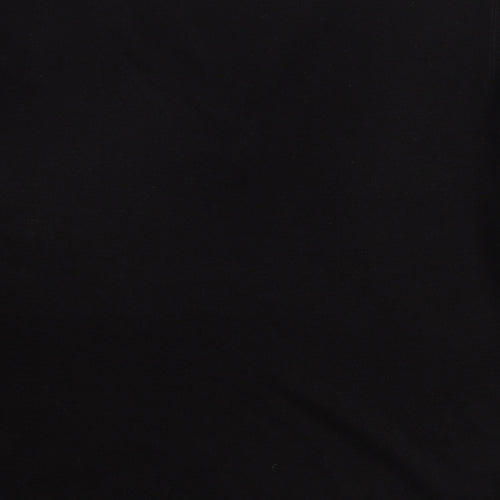 BHS Womens Black V-Neck Acrylic Pullover Jumper Size 16