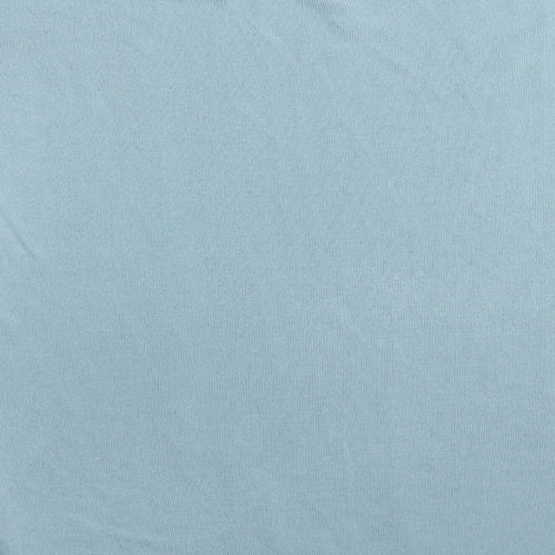 Marks and Spencer Womens Blue Round Neck Acrylic Pullover Jumper Size 20
