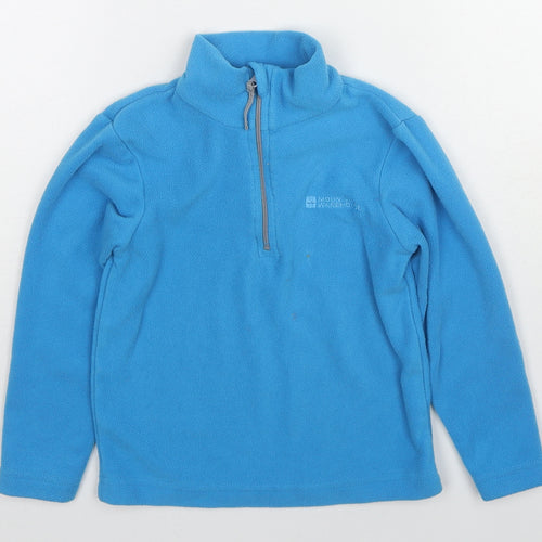 Mountain Warehouse Boys Blue Polyester Pullover Sweatshirt Size 3-4 Years Pullover