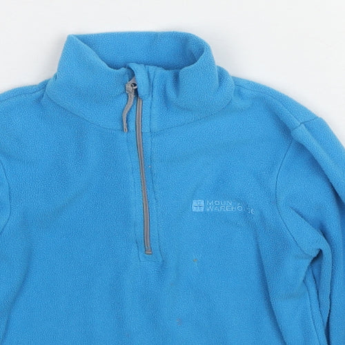 Mountain Warehouse Boys Blue Polyester Pullover Sweatshirt Size 3-4 Years Pullover