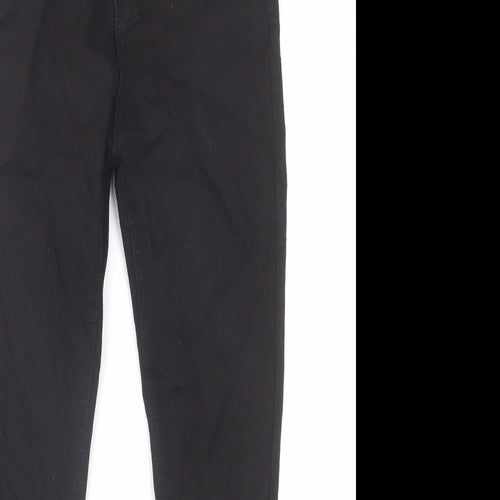 Denim Wise Womens Black Cotton Skinny Jeans Size 12 L25 in Regular Zip