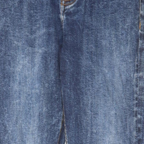 Denim & Co. Mens Blue Cotton Skinny Jeans Size 32 in L30 in Regular Button