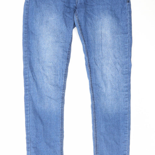 Bench Womens Blue Cotton Skinny Jeans Size 27 in L32 in Regular Zip
