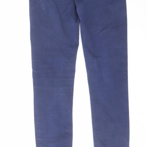 R.Display Womens Blue Cotton Skinny Jeans Size 8 L32 in Regular Zip