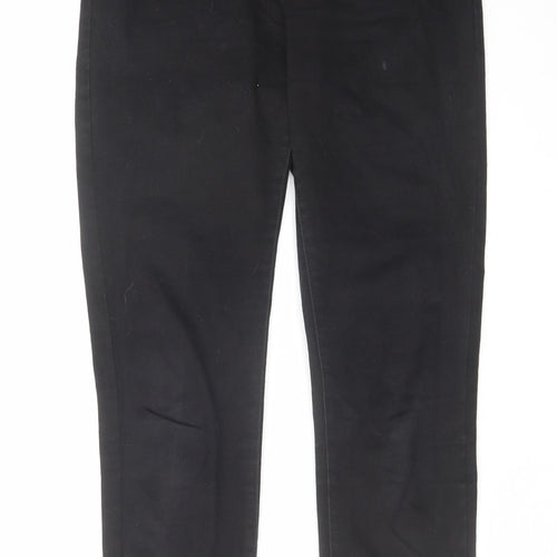 Denim & Co. Womens Black Cotton Skinny Jeans Size 8 L29 in Regular Zip