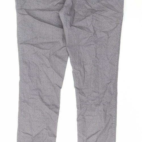 Marmot Womens Grey Cotton Skinny Jeans Size 8 L29 in Regular Zip