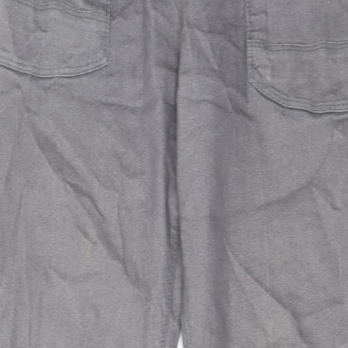 Marmot Womens Grey Cotton Skinny Jeans Size 8 L29 in Regular Zip
