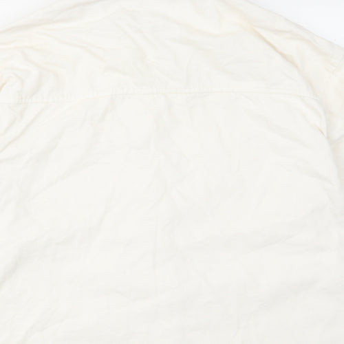 PRETTYLITTLETHING Womens White Jacket Size 10 Button